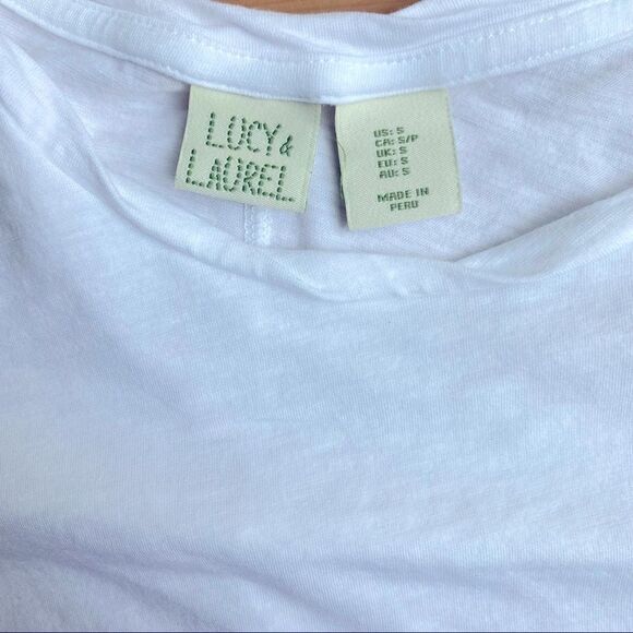 Lucy & Laurel Summer Top Sz S - Picture 4 of 4